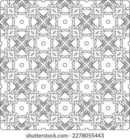  Textura ornamental monocroma con formas lineales lisas, líneas de zigzag, patrón de encaje.Resumen de patrón geométrico en blanco y negro para página web, texturas, tarjeta, afiche, tela, textil.