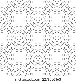  Monochrome ornamental texture with smooth linear shapes, zigzag lines, lace pattern.Abstract geometric black and white pattern for web page, textures, card, poster, fabric, textile.