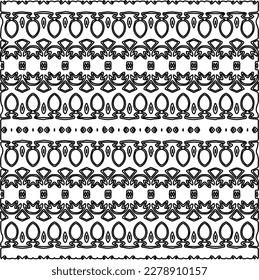 
 Monochrome ornamental texture with smooth linear shapes, zigzag lines, lace pattern.Abstract geometric black and white pattern for web page, textures, card, poster, fabric, textile.