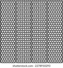  Monochrome ornamental texture with smooth linear shapes, zigzag lines, lace pattern.Abstract geometric black and white pattern for web page, textures, card, poster, fabric, textile.