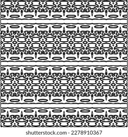 
 Monochrome ornamental texture with smooth linear shapes, zigzag lines, lace pattern.Abstract geometric black and white pattern for web page, textures, card, poster, fabric, textile.