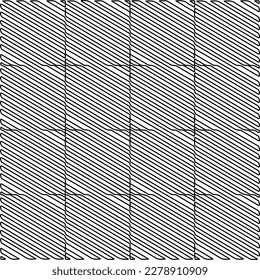  Monochrome ornamental texture with smooth linear shapes, zigzag lines, lace pattern.Abstract geometric black and white pattern for web page, textures, card, poster, fabric, textile.