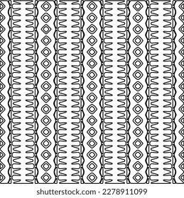  Textura ornamental monocroma con formas lineales lisas, líneas de zigzag, patrón de encaje.Resumen de patrón geométrico en blanco y negro para página web, texturas, tarjeta, afiche, tela, textil.