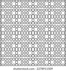  Monochrome ornamental texture with smooth linear shapes, zigzag lines, lace pattern.Abstract geometric black and white pattern for web page, textures, card, poster, fabric, textile.