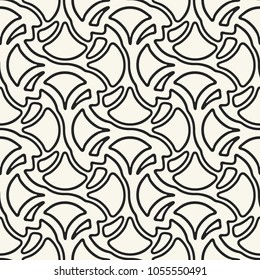 Monochrome Ornate Contour Textured Pattern