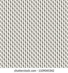Monochrome Ornate Dotted Pinstriped Pattern
