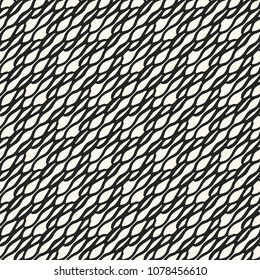 Monochrome Ornate Mesh Textured Pattern