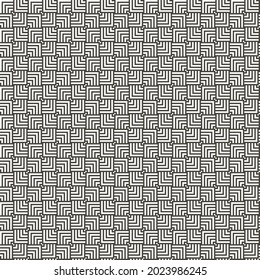 Fondo del patrón monocromo superpuesto.  Elemento de diseño de vectores retro vintage.