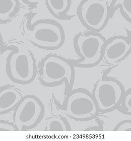 Monochrome Paisley abstract seamless pattern design for fashion textiles, graphics, backgrounds and crafts