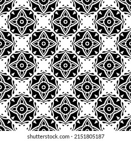 monochrome Muster. Abstrakte Textur für Stoffdruck, Karten, Tischdecken, Möbel, Banner, Cover, Einladung, Dekoration, Wickelmuster.Nahtlose Wiederholmuster.Schwarz und 
weiße Farbe.
