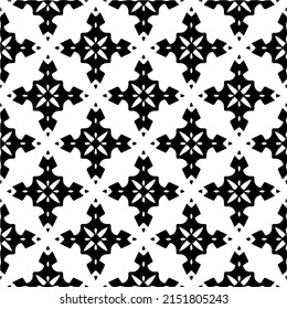 
monochrome pattern. Abstract texture for fabric print, card, table cloth, furniture, banner, cover, invitation, decoration, wrapping.seamless repeating pattern.Black and 
white color.
