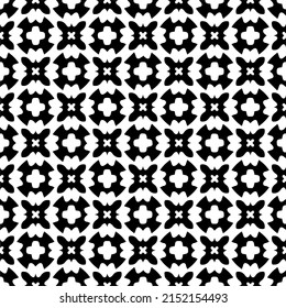monochrome Muster. Abstrakte Textur für Stoffdruck, Karten, Tischdecken, Möbel, Banner, Cover, Einladung, Dekoration, Wickelmuster.Nahtlose Wiederholmuster.Schwarz und 
weiße Farbe.
