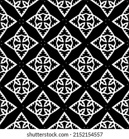 monochrome pattern. Abstract texture for fabric print, table cloth, furniture, banner, cover, invitation, decoration, wrapping.seamless repeating pattern.Black and 
white color.