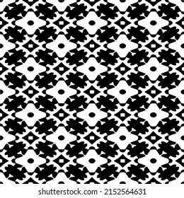 monochrome pattern. Abstract texture for fabric print, card, table cloth, furniture, banner, cover, invitation, decoration, wrapping.seamless repeating pattern.Black and 
white color.