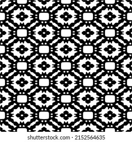 monochrome pattern. Abstract texture for fabric print, card, table cloth, furniture, banner, cover, invitation, decoration, wrapping.seamless repeating pattern.Black and 
white color.