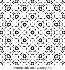 
monochrome pattern. Abstract texture for fabric print, card, table cloth, furniture, banner, cover, invitation, decoration, wrapping.seamless repeating pattern.Black and 
white color.
