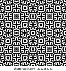 monochrome pattern. Abstract texture for fabric print,  table cloth, furniture, banner, cover, invitation, decoration, wrapping.seamless repeating pattern.Black and 
white color.
