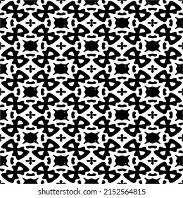 monochrome pattern. Abstract texture for fabric print, card, table cloth, furniture, banner, cover, invitation, decoration, wrapping.seamless repeating pattern.Black and 
white color.