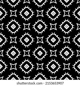 monochrome pattern. Abstract texture for fabric print, table cloth, furniture, banner, cover, invitation, decoration, wrapping.seamless repeating pattern.Black and 
white color.