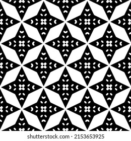 monochrome pattern. Abstract texture for fabric print, table cloth, furniture, banner, cover, invitation, decoration, wrapping.seamless repeating pattern.Black and 
white color.