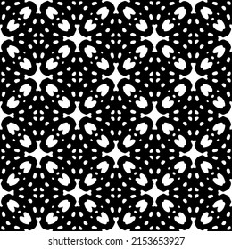 monochrome pattern. Abstract texture for fabric print, table cloth, furniture, banner, cover, invitation, decoration, wrapping.seamless repeating pattern.Black and 
white color.