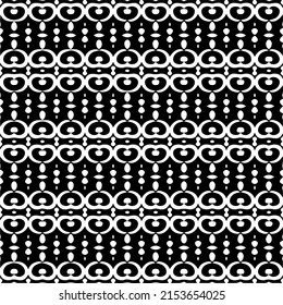 monochrome pattern. Abstract texture for fabric print, table cloth, furniture, banner, cover, invitation, decoration, wrapping.seamless repeating pattern.Black and 
white color.