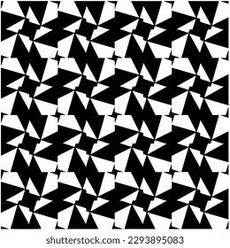 
Monochrome pattern. Abstract texture for fabric print, card, table cloth, furniture, banner, cover, invitation, decoration, wrapping.seamless repeating pattern.Black and white color.