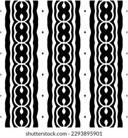 
Monochrome pattern. Abstract texture for fabric print, card, table cloth, furniture, banner, cover, invitation, decoration, wrapping.seamless repeating pattern.Black and white color.