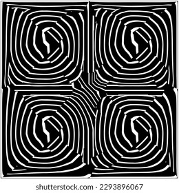 
Monochrome pattern. Abstract texture for fabric print, card, table cloth, furniture, banner, cover, invitation, decoration, wrapping.seamless repeating pattern.Black and white color.