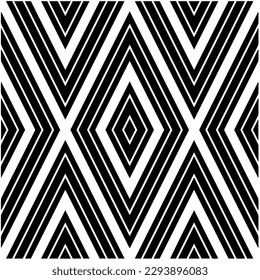 
Monochrome pattern. Abstract texture for fabric print, card, table cloth, furniture, banner, cover, invitation, decoration, wrapping.seamless repeating pattern.Black and white color.