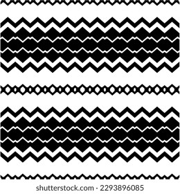 Monochrome pattern. Abstract texture for fabric print, card, table cloth, furniture, banner, cover, invitation, decoration, wrapping.seamless repeating pattern.Black and white color.