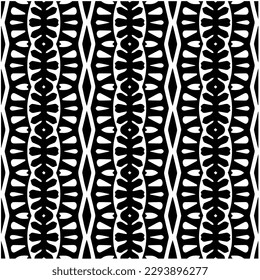 
Monochrome pattern. Abstract texture for fabric print, card, table cloth, furniture, banner, cover, invitation, decoration, wrapping.seamless repeating pattern.Black and white color.