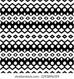 Patrón monocromo. Textura abstracta para impresión de tela, tarjeta, mantel de mesa, muebles, banner, cubierta, invitación, decoración, envoltura.patrón repitiendo sin fisuras.Color negro y blanco.