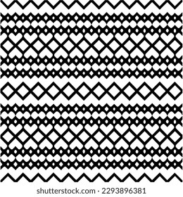 Patrón monocromo. Textura abstracta para impresión de tela, tarjeta, mantel de mesa, muebles, banner, cubierta, invitación, decoración, envoltura.patrón repitiendo sin fisuras.Color negro y blanco.