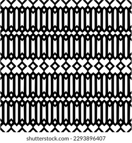 Monochrome pattern. Abstract texture for fabric print, card, table cloth, furniture, banner, cover, invitation, decoration, wrapping.seamless repeating pattern.Black and white color.