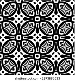 
Monochrome pattern. Abstract texture for fabric print, card, table cloth, furniture, banner, cover, invitation, decoration, wrapping.seamless repeating pattern.Black and white color.