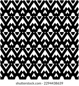 Patrón monocromo. Textura abstracta para impresión de tela, tarjeta, mantel de mesa, muebles, banner, cubierta, invitación, decoración, envoltura.patrón repitiendo sin fisuras.Color negro y blanco.