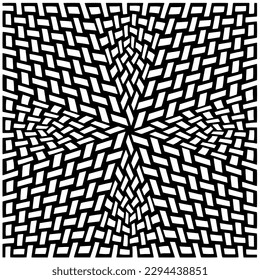 Monochrome pattern. Abstract texture for fabric print, card, table cloth, furniture, banner, cover, invitation, decoration, wrapping.seamless repeating pattern.Black and white color.