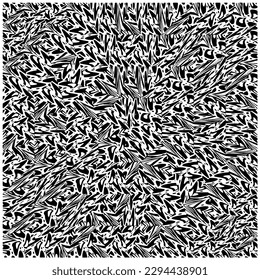 Patrón monocromo. Textura abstracta para impresión de tela, tarjeta, mantel de mesa, muebles, banner, cubierta, invitación, decoración, envoltura.patrón repitiendo sin fisuras.Color negro y blanco.