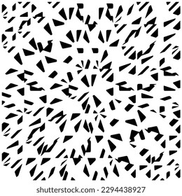 Monochrome pattern. Abstract texture for fabric print, card, table cloth, furniture, banner, cover, invitation, decoration, wrapping.seamless repeating pattern.Black and white color.