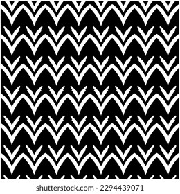 Monochrome Muster. Abstrakte Textur für Stoffdruck, Karte, Tischdecken, Möbel, Banner, Deckel, Einladung, Dekoration, Umhüllung.Nahtlose Wiederholmuster.Schwarz-Weiß-Farbe.