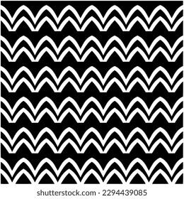 Monochrome pattern. Abstract texture for fabric print, card, table cloth, furniture, banner, cover, invitation, decoration, wrapping.seamless repeating pattern.Black and white color.