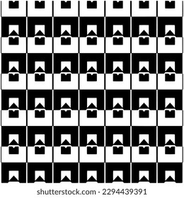 Patrón monocromo. Textura abstracta para impresión de tela, tarjeta, mantel de mesa, muebles, banner, cubierta, invitación, decoración, envoltura.patrón repitiendo sin fisuras.Color negro y blanco.