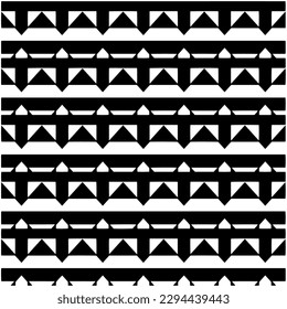 Monochrome pattern. Abstract texture for fabric print, card, table cloth, furniture, banner, cover, invitation, decoration, wrapping.seamless repeating pattern.Black and white color.