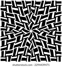 Monochrome Muster. Abstrakte Textur für Stoffdruck, Karte, Tischdecken, Möbel, Banner, Deckel, Einladung, Dekoration, Umhüllung.Nahtlose Wiederholmuster.Schwarz-Weiß-Farbe.