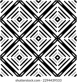 Patrón monocromo. Textura abstracta para impresión de tela, tarjeta, mantel de mesa, muebles, banner, cubierta, invitación, decoración, envoltura.patrón repitiendo sin fisuras.Color negro y blanco.