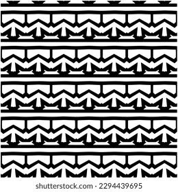 Monochrome pattern. Abstract texture for fabric print, card, table cloth, furniture, banner, cover, invitation, decoration, wrapping.seamless repeating pattern.Black and white color.