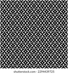 Monochrome Muster. Abstrakte Textur für Stoffdruck, Karte, Tischdecken, Möbel, Banner, Deckel, Einladung, Dekoration, Umhüllung.Nahtlose Wiederholmuster.Schwarz-Weiß-Farbe.
