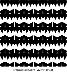 Monochrome pattern. Abstract texture for fabric print, card, table cloth, furniture, banner, cover, invitation, decoration, wrapping.seamless repeating pattern.Black and white color.