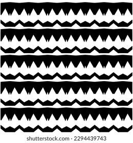 Monochrome pattern. Abstract texture for fabric print, card, table cloth, furniture, banner, cover, invitation, decoration, wrapping.seamless repeating pattern.Black and white color.